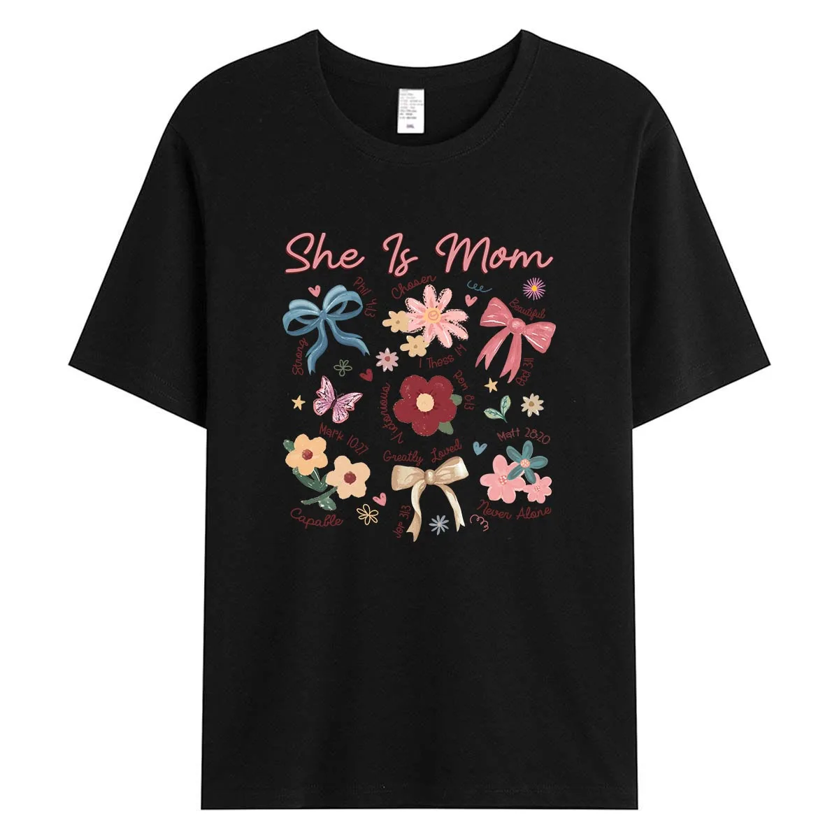 

Women Tee New Graphic Print Crewneck Cotton T-shirt Soft & Breathable Loose Fit Lady Tops Summer Short Sleeve Tshirt Fashion