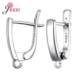 1 Pair 925 Silver Needle Huggies Earrings Small Round Rhinestones Hoop Earrings Women's Hot Fashion Jewelry Gifts Jewelry Gift