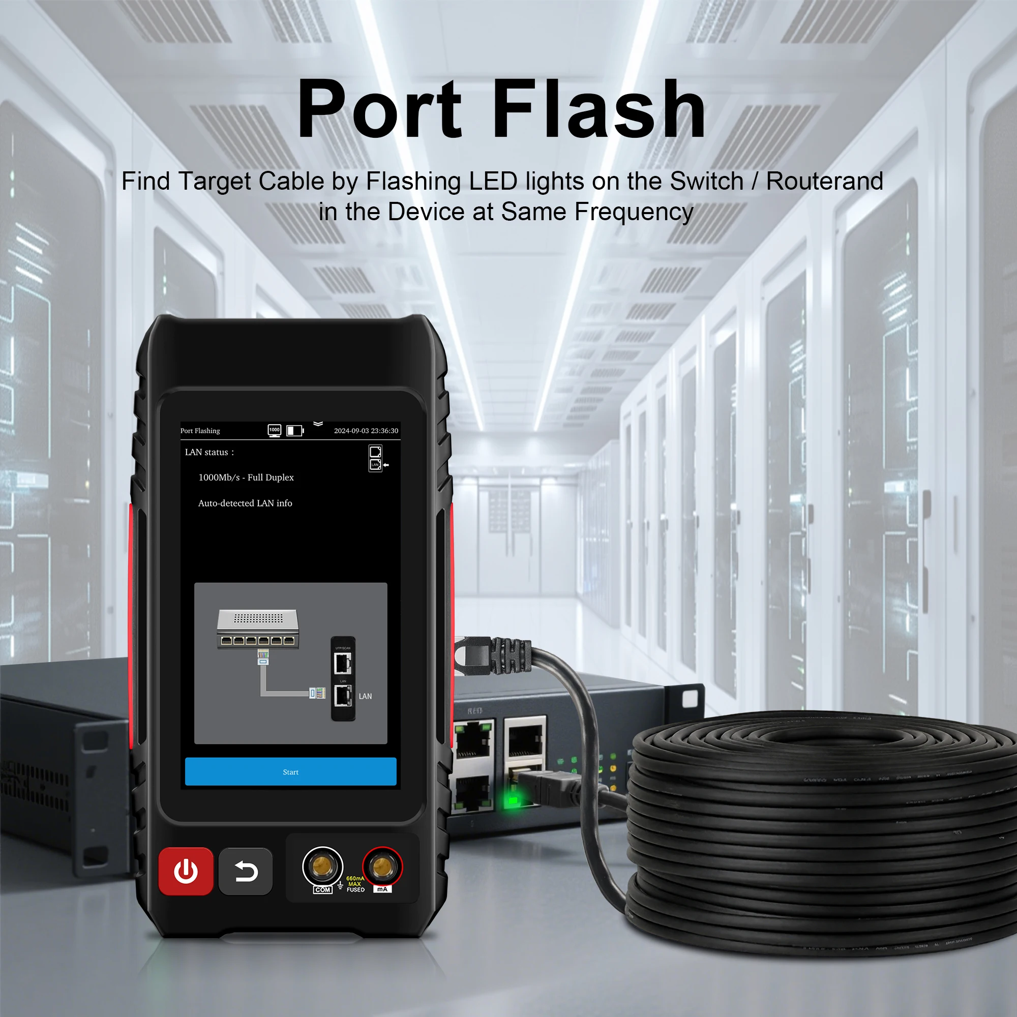 Рисунок 5 - WANGLU Тестер сетевого кабеля Тестер