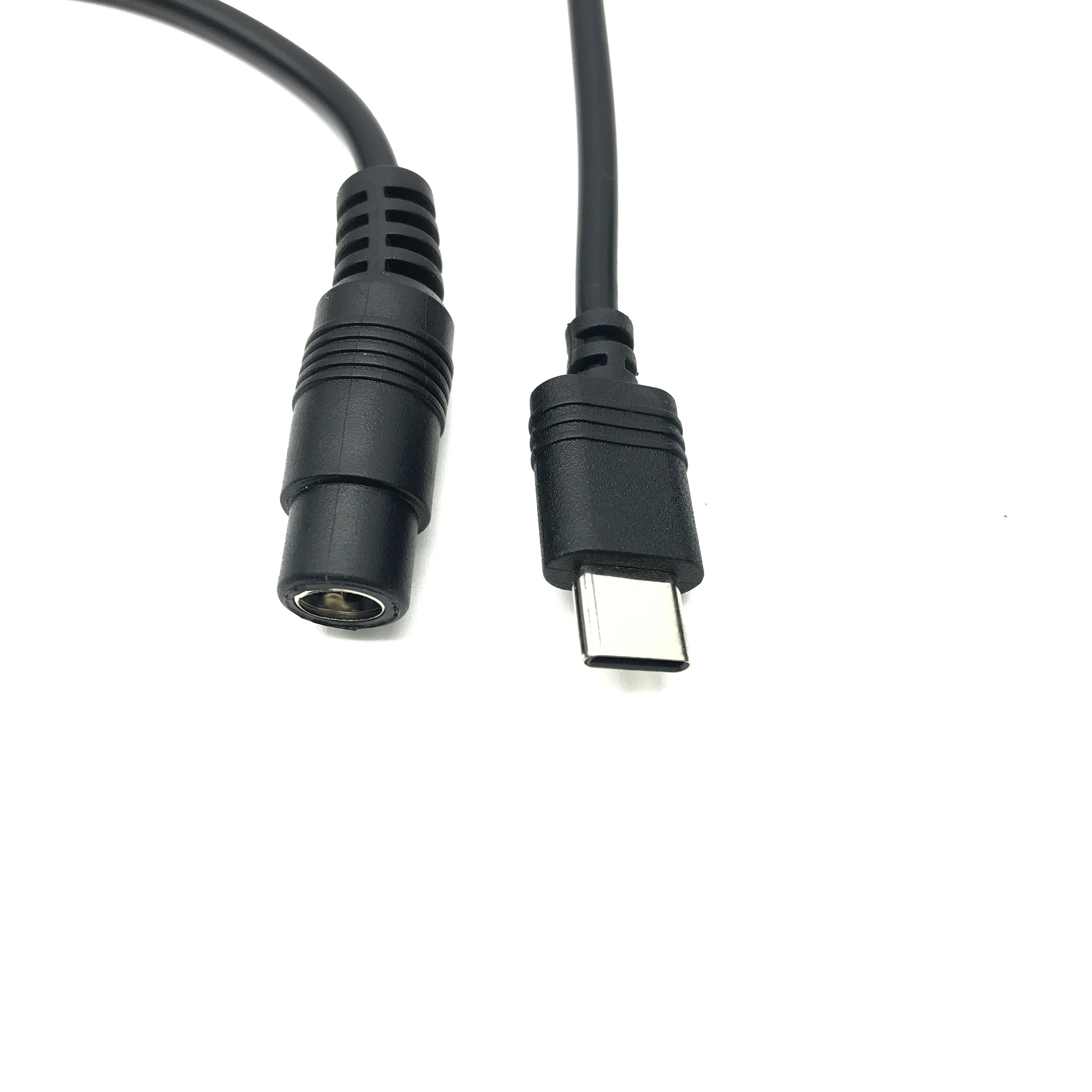 DC5.5 X 2.1มม.แจ็คหญิงประเภท-C ปลั๊ก USB 3.1ไมโคร Usb ชาย DC Power Connector Adapter DC ประเภท C 19ซม.ชาร์จ