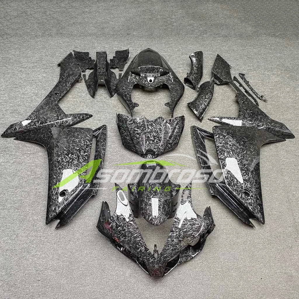 ABS Plastic Motorcycle Fairings for Yamaha R1 2007-2008 YZFR1 RN19 Carbon Look Bodywork Panel Set view 2