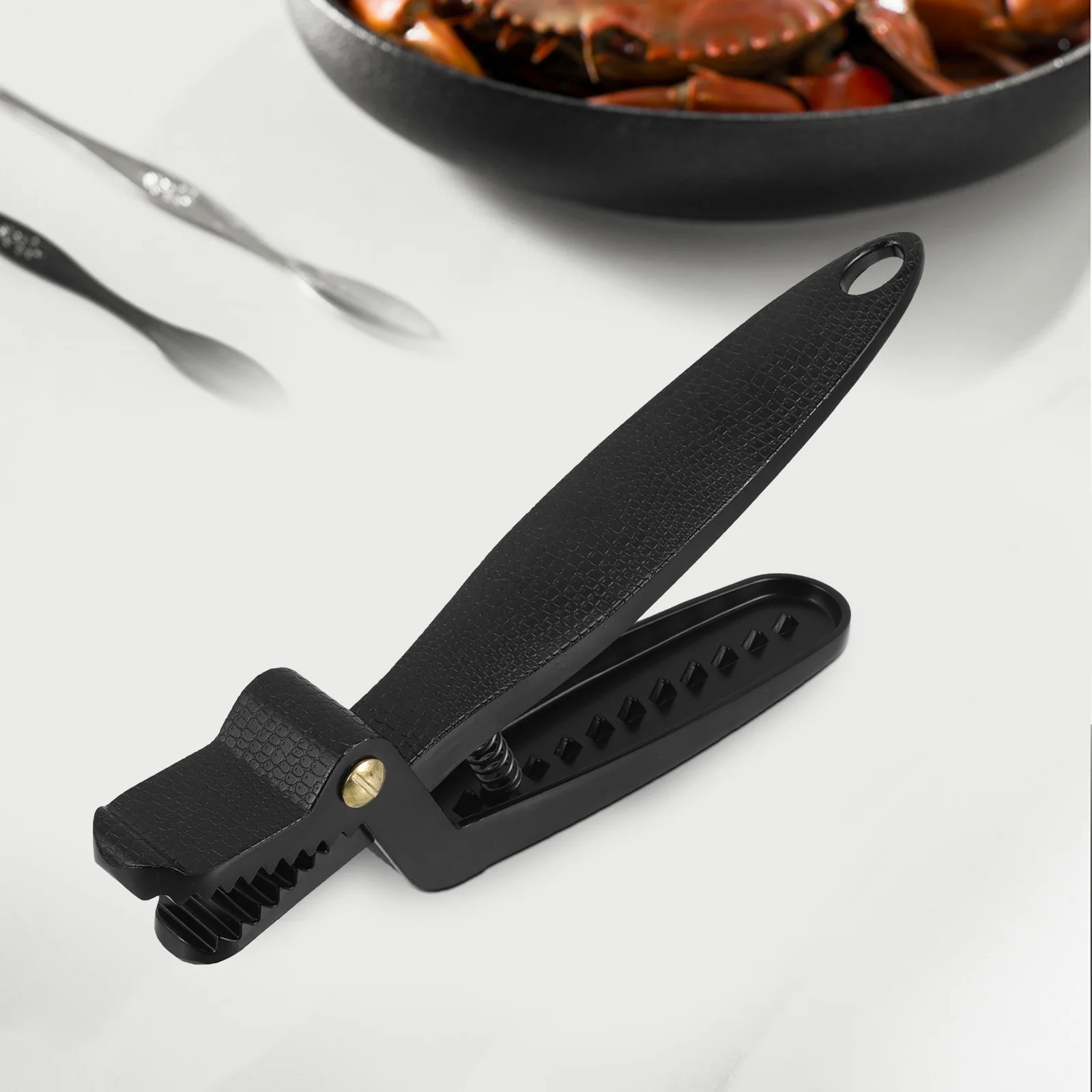 

Multifunctional 2-in-1 Zinc Alloy Crab Clamp Seafood Eating Tool Crab Leg Plier Lobster Opening Tool Kitchen Gadget Seafood