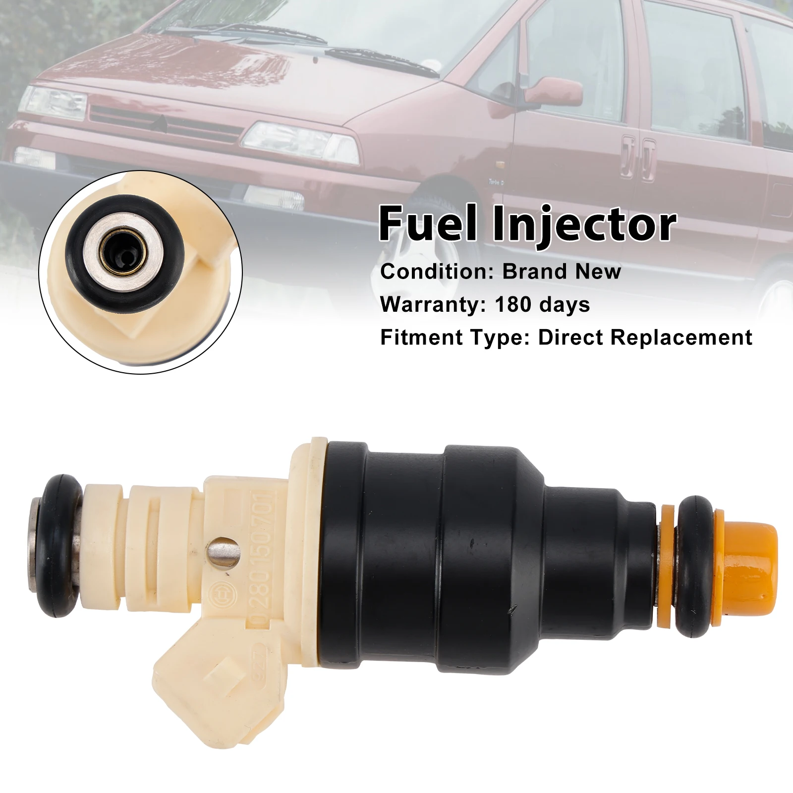 

Artudatech 1PCS Fuel Injectors 0280150701 Fit Ford Motorsport Escort RS Turbo Rst Beige Car Accessories