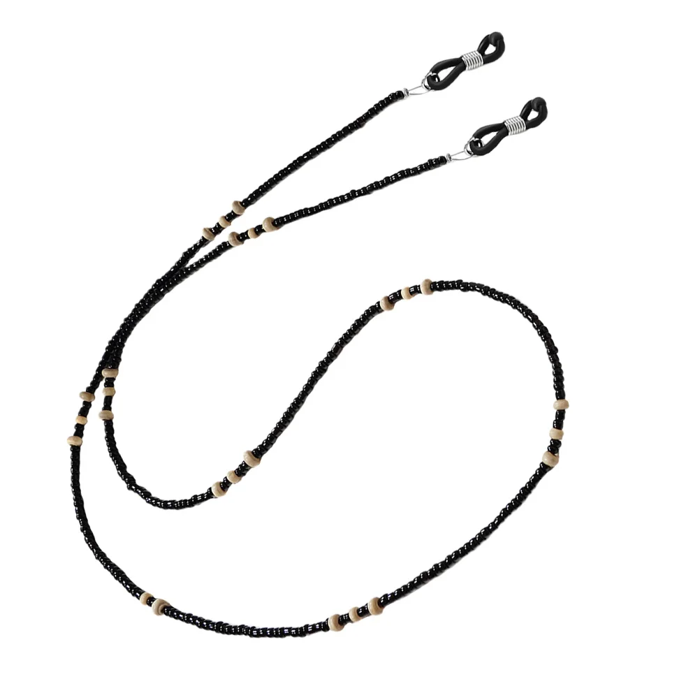 

2Pcs Retro Glasses Chains Wooden Bead Eyeglasses Accessories Anti-Lost Decorative Vintage Mask Rope Classic Design