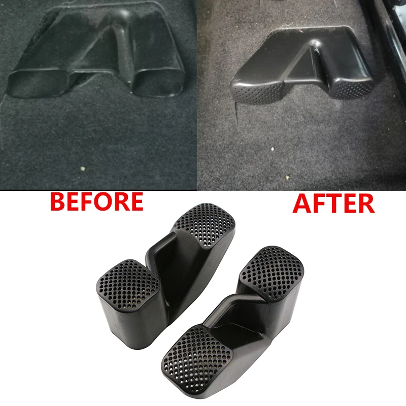 ABS Auto Air Vent Abdeckung für Nissan X-trail Rogue T32 Qashqai J11 Renault Koleos 17-22 unter Sitz Klimaanlage Outlet Abdeckungen
