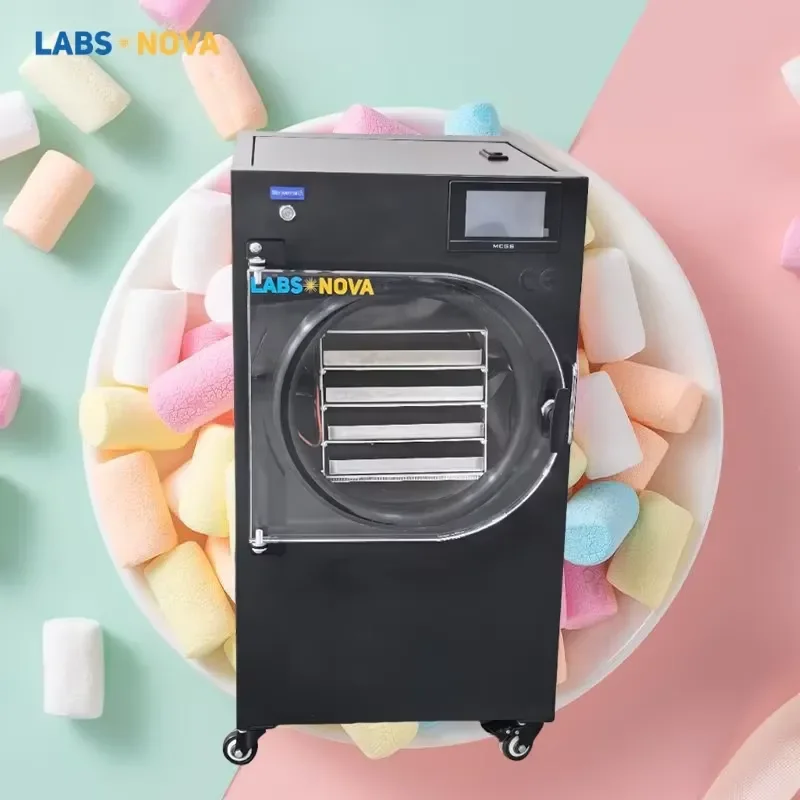 Home Food Freeze Dryer Machine for Fruits Vegetables Candy Pet Food Lyophilizer Commercial Grade Dehydrator for Kitchen Use