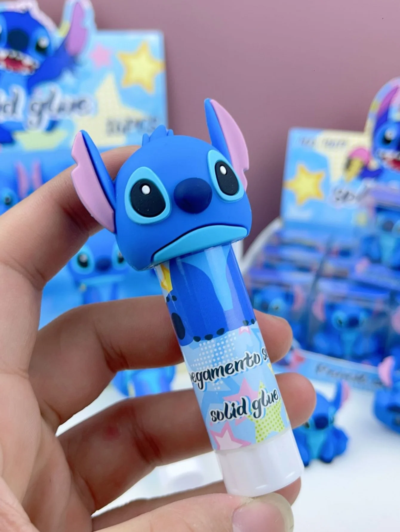 1/4 قطعة غرزة الكرتون الصلبة عصا لصق اليدوية ورق لاصق الشائكة الغراء DIY بها بنفسك لصنع عصا لصق لزجة عالية #5