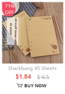 Sharkbang 5 Stück A5/A6/M5 PVC-Bindertaschen, PVC-Ticketaufkleber, Aufbewahrungstaschen, 6 Löcher, transparenter Organizer für Tagebücher – Detail 5