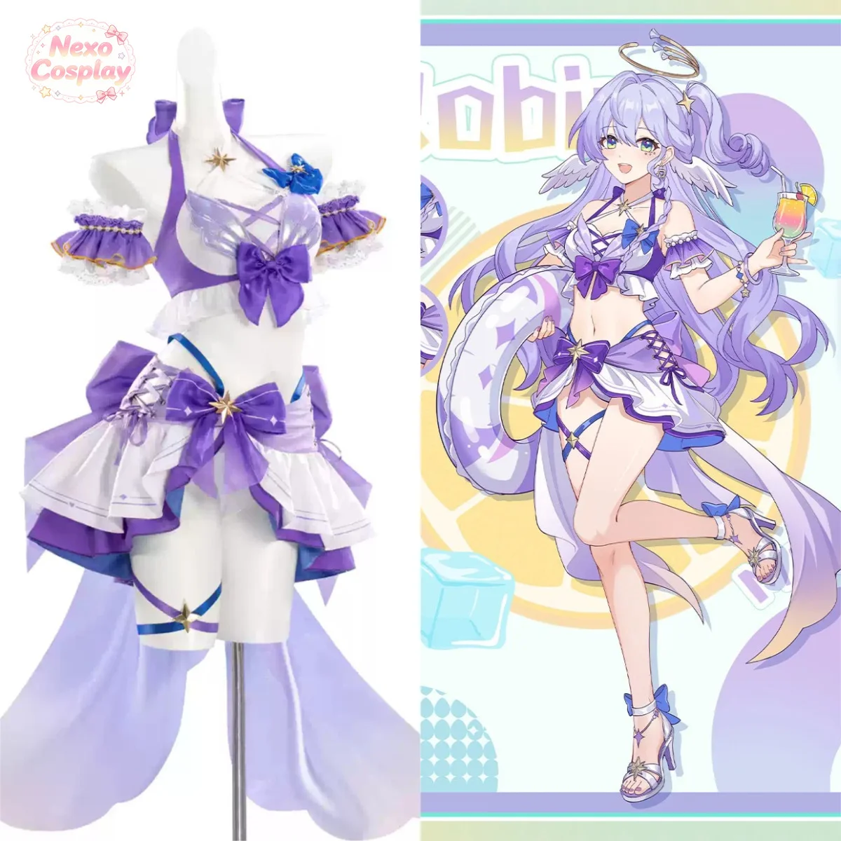 Anime Cosplay Robin - Honkai: Star Rail Robin Cosplay-Kostüm Sommer-Badeanzug