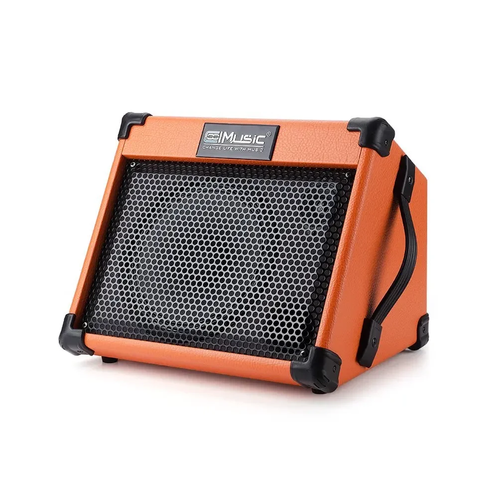 Best Seller 20-Watt Portable Acoustic Guitar Amplifier For Ukulele Microphone With Reverb, Chorus Effects U Disk Input Bluetooth