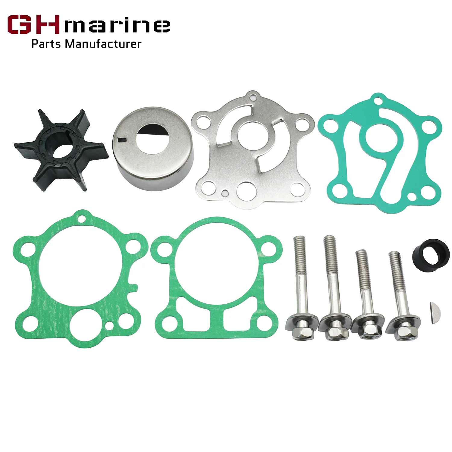 

Marine Water Pump Impeller Repair Service Kit for Yamaha 25 40 50 HP C25 P50 2 Stroke Outboard Engines 6H4-W0078-00 18-3408