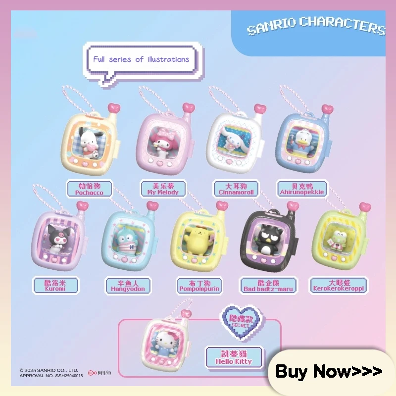 

Pocket Elf Series Cinnamoroll Pochacco Kuromi Melody Cute Cartoon Model Exquisite Desktop Decoration Surprise Mystery Box Gift