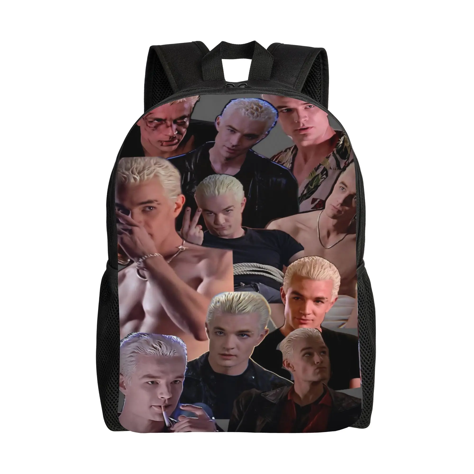 Buffy the Vampire Slayer Movie Fashion Backpack Sports Student Work Spike Daypack for Men Women College Canvas Bags