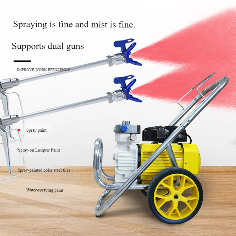High Pressure Airless Paint Sprayer, Multi-Function Powerful Coating Machine for Latex Steel Roof Spraying