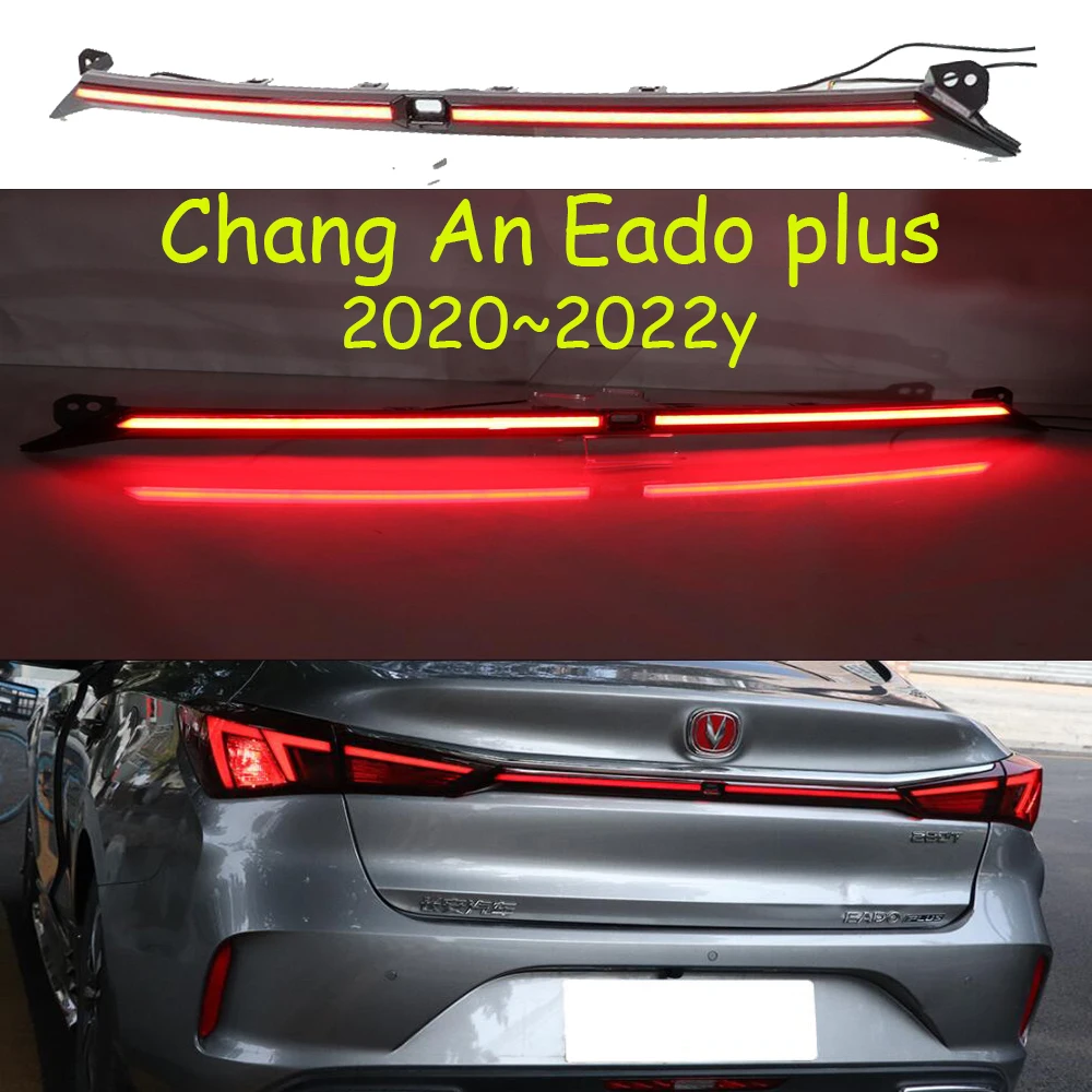 

1pcs Dynamic car bumper tail light ChangAn Eado plus taillight 2020~2022y LED car accessories Taillamp for Eado rear light fog