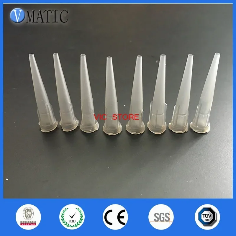 16G TT Angled Plastic Dispensing Tip - Corrosion Resistant Replacement Needle for Industrial Glue Dispenser Machine Accessory