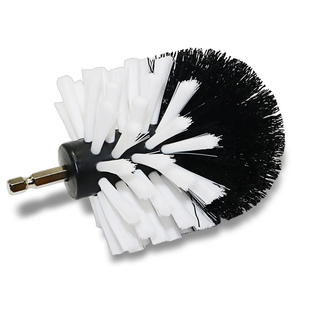 1 Pcs Electric Brush Kit Plastic Round Cleaning Brush Carpet Glass Car Tires Nylon Brushes Scrubber Drill Car wash brush