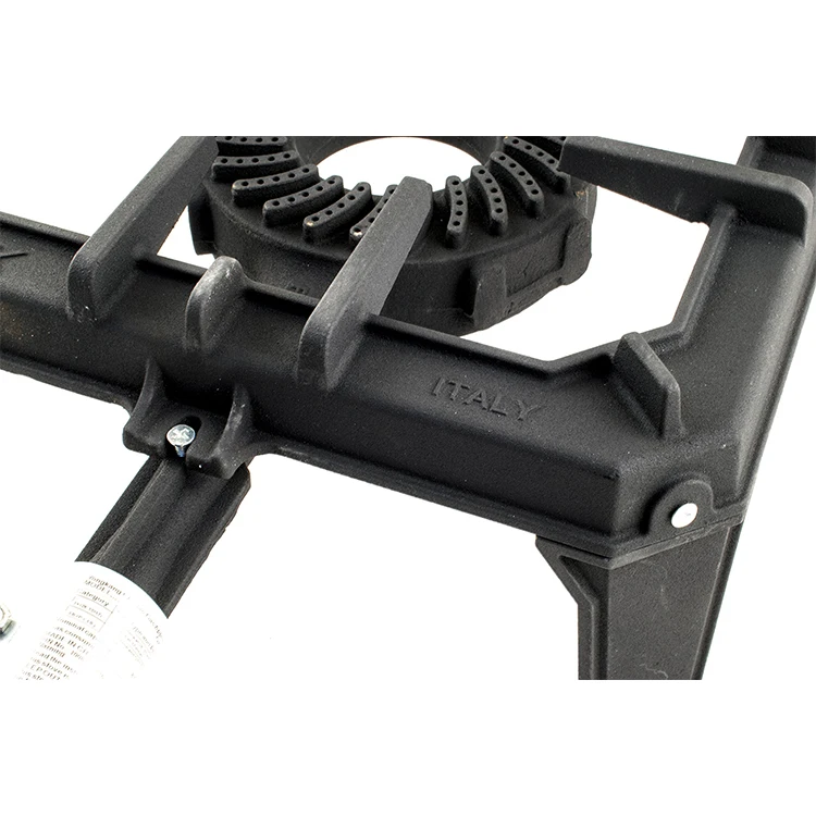 موقد تخييم بحلقة غليان الغاز الكبيرة من الحديد الزهر