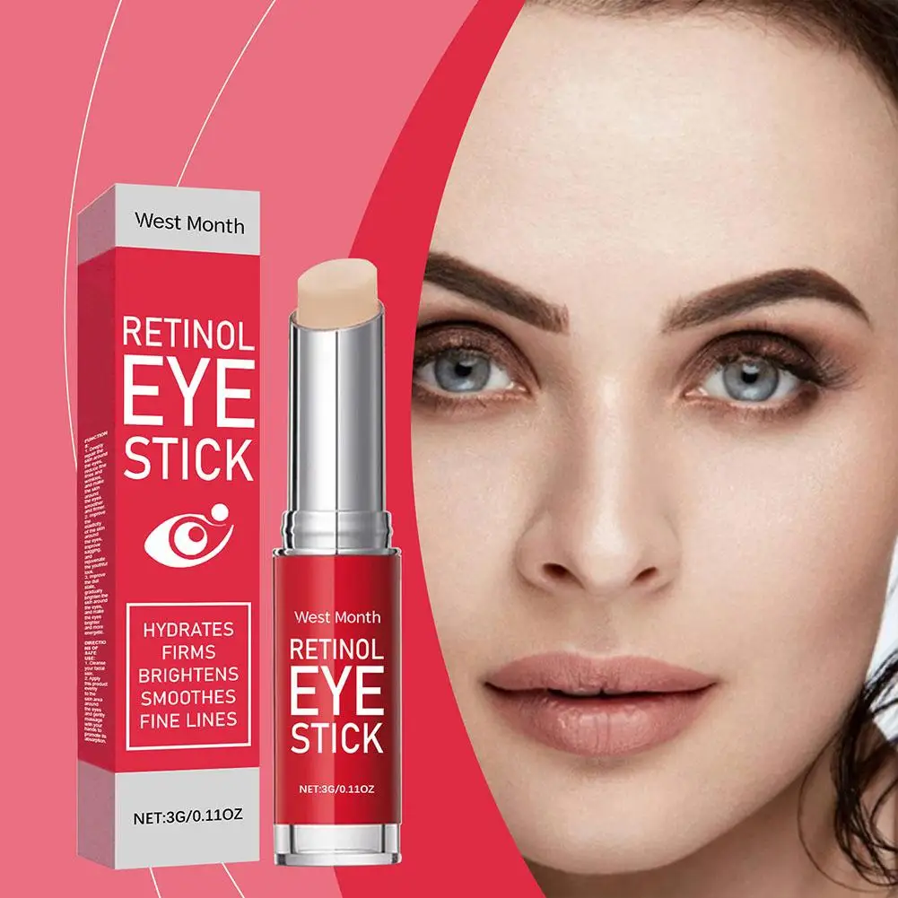

3g Retinol Eye Cream Instant Eye Repair Serum Stick Lightening Dark Circles Firming Skin For Women Eyes Skin Care Product U8R4