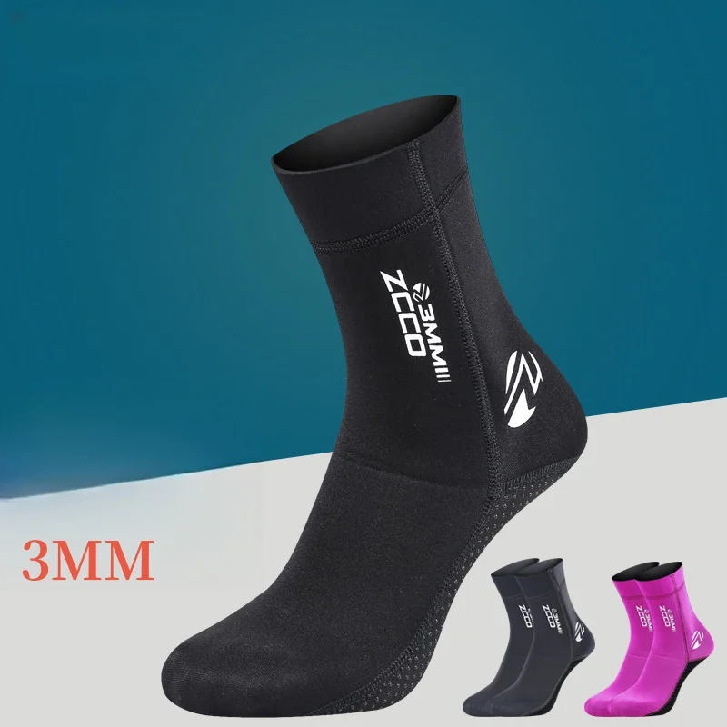 3MM Neoprene Diving Socks Scuba Hunting Diving Kitesurf Windsurf Suit Snorkeling Flippers Surf Beach Booties Underwater