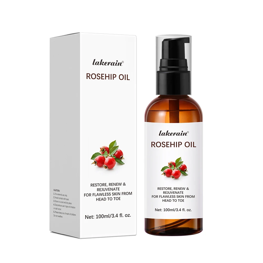 (100ml/3.4 Fl Oz) Huile de graines de rose musquée pour la relaxation des cheveux, ingrédients natur