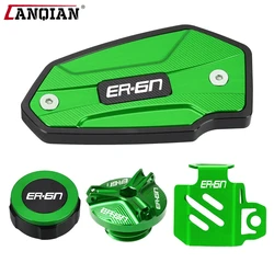 For Kawasaki ER6N ER-6N 2009-2016 2012 2013 2014 ER 6N Motorcycle Accessories Fluid Reservoir Caps Oil Filler Cap Plug Cover