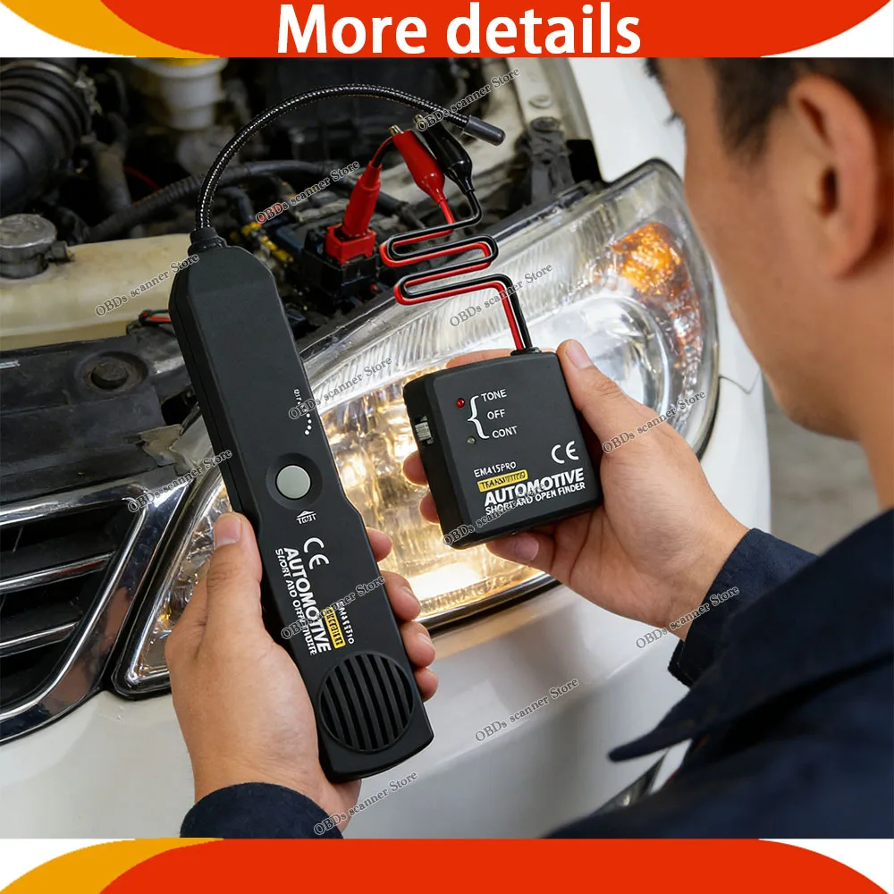 Automotive Breakout Tester Circuit EM415 Quickly Easily Find Short Open Connections Broken Connections Leakage Tracking Wires