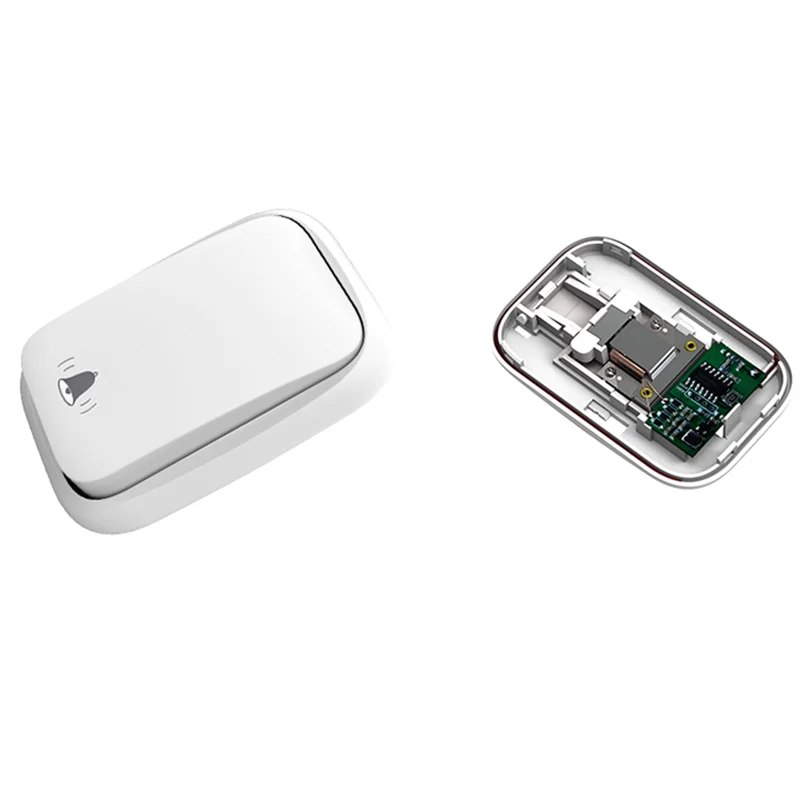 ABFN-Home جرس باب مقاوم للماء بدون بطارية 3 مستويات حجم 38 أغنية مناسبة للمنزل/المكتب/الفصول الدراسية قابس الولايات المتحدة