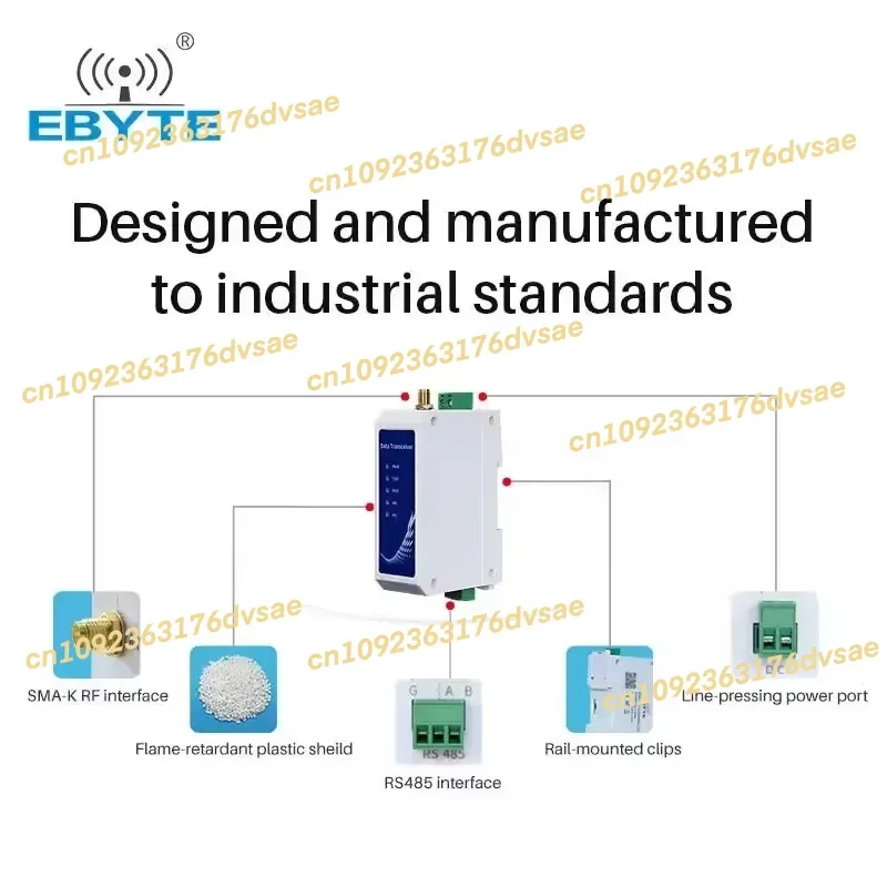 2025 Ebyte E95-DTU(400SL22P-485) نقل متعدد 22dBm 5km تقنية تعديل LoRa 433MHz RS485 lora بيانات لاسلكية radi #4