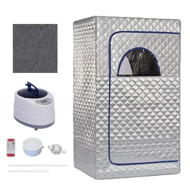 

Portable Full-body Steam Sauna Box for Home Use with Stand - New Condition