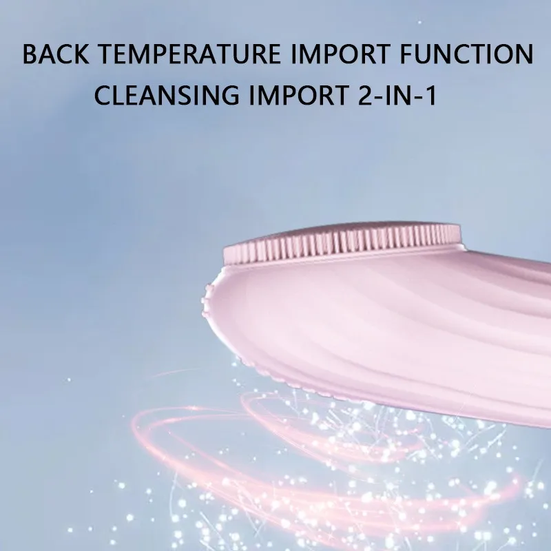 ซิลิโคนไฟฟ้าแปรงทําความสะอาดผิวหน้า Photon Rejuvenation Facial Cleanser กันน้ําความงามนวดแปรงทําความสะอาดผิวหน้า