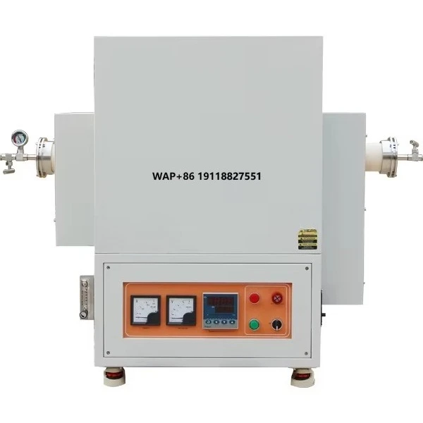 1700C High Temperature Laboratory Vacuum OD80 Rotary Tube Furnace for Melting Sintering and Heating Treatment