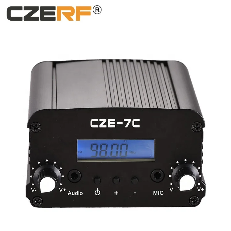 CZE-7C 1W/7W Wireless Home Theatre System High Power Stereo FM Broadcast Transmitter kit