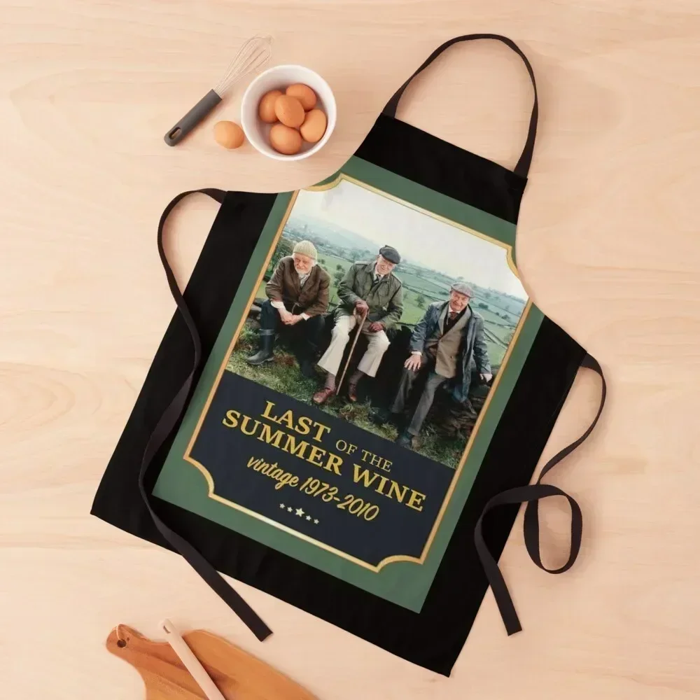 

Last of the summer wine Apron Barber Ladies Kitchens For Men Cooking Clothes Apron