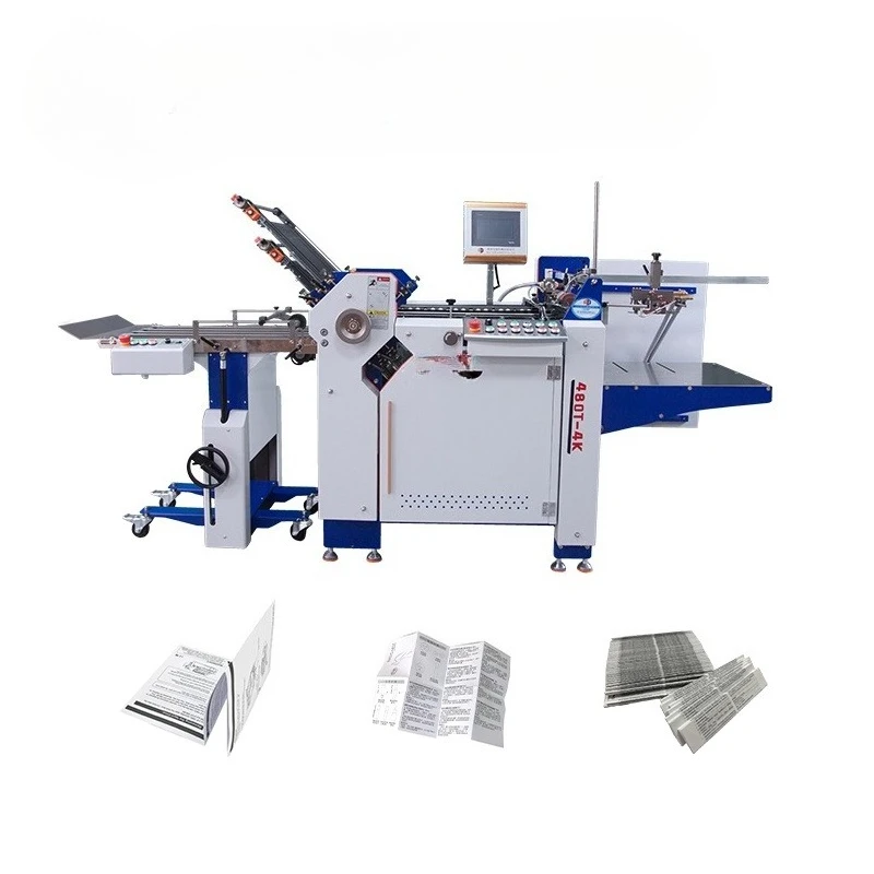 Aoqi 480t-4k Automatic Feed Folding Machine 480mm Folding Machine Brochure Folding Machine