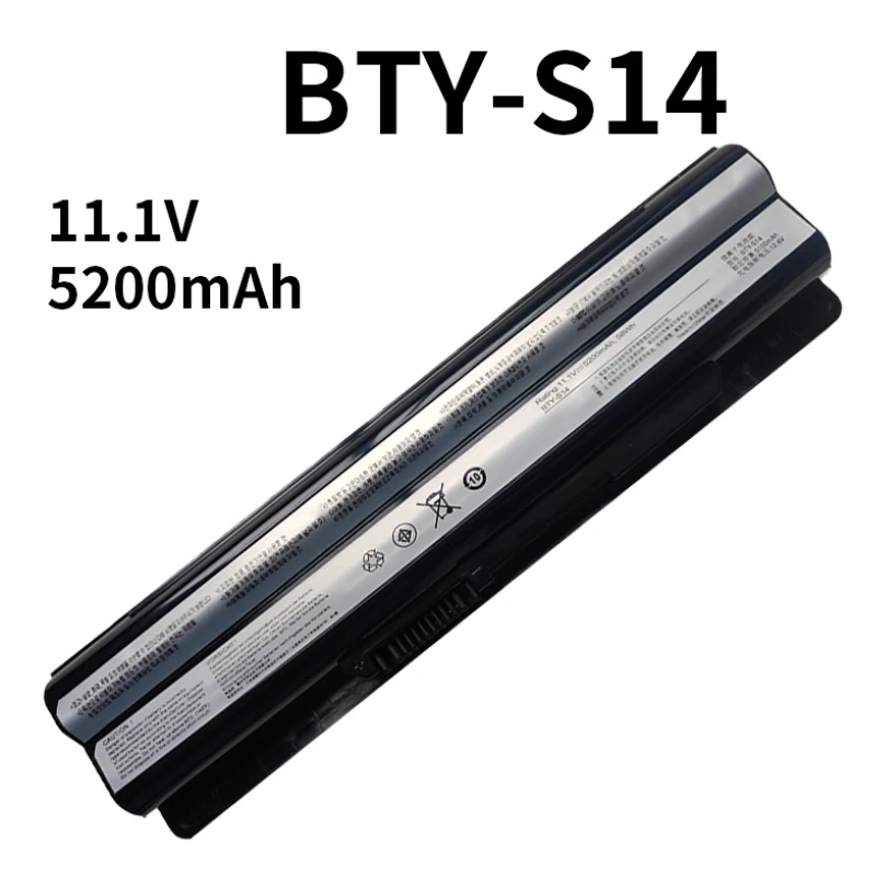 BTY-S14 11.1V 5200mAh Laptop Battery for MSI GP60 GE60 CX61 GE620DX Series GE60 GE70 CR41 CX61 CR70 BTY-S14 BTY-S15 GE60 GE70