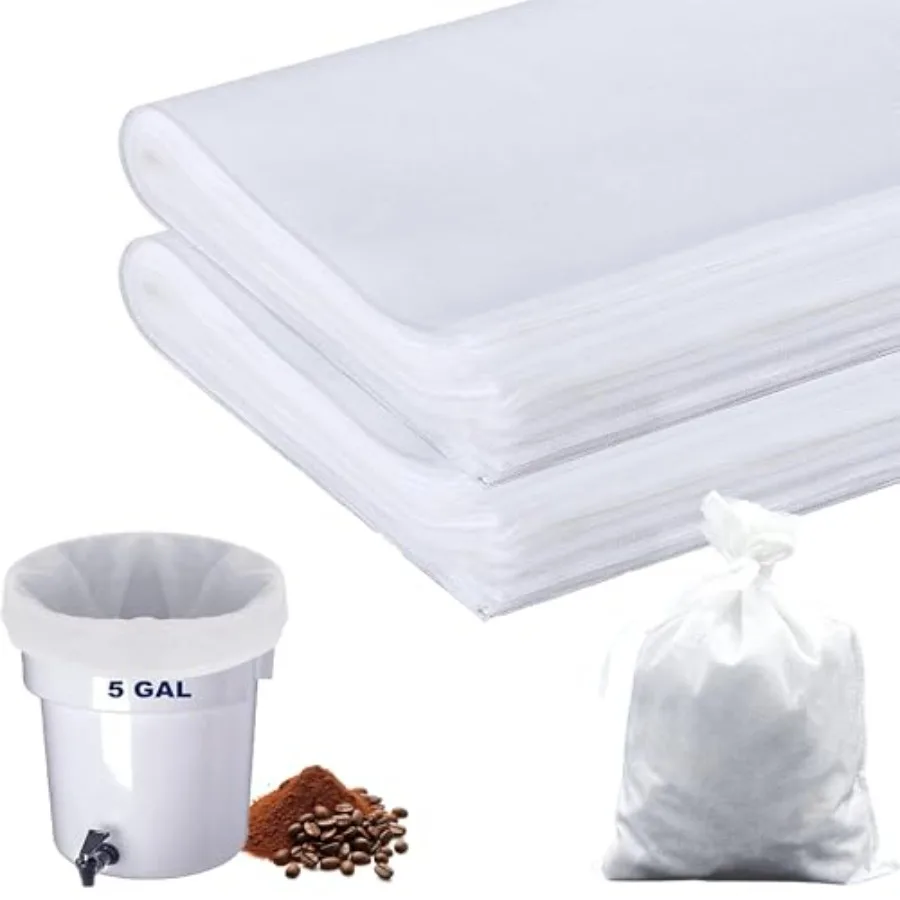 Pack Commercial Cold Brew Coffee Filters for 5 Gallon Buckets 20
