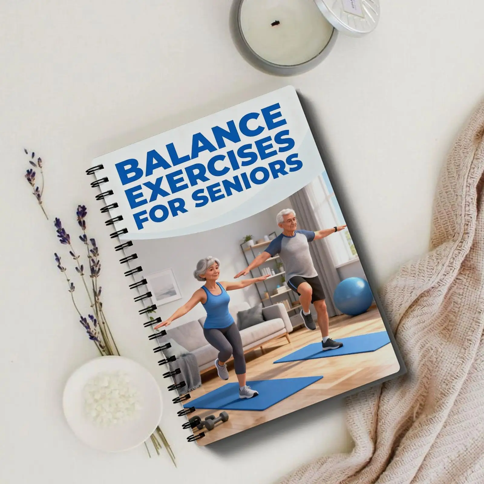 Senior Balance Training Guide, Easy Home Workout Exercises, Beginner Friendly Fitness Book for Elderly Daily Health Care