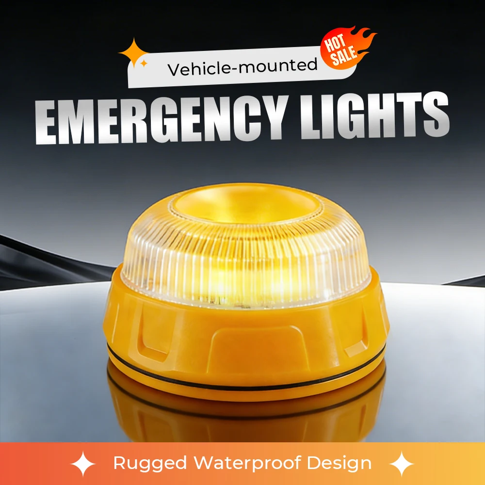 

2026 New Spain DGT 3.0 Approved Car Emergency Light V16 with SIM Geolocation Caution Light Data Plan Expires 2038