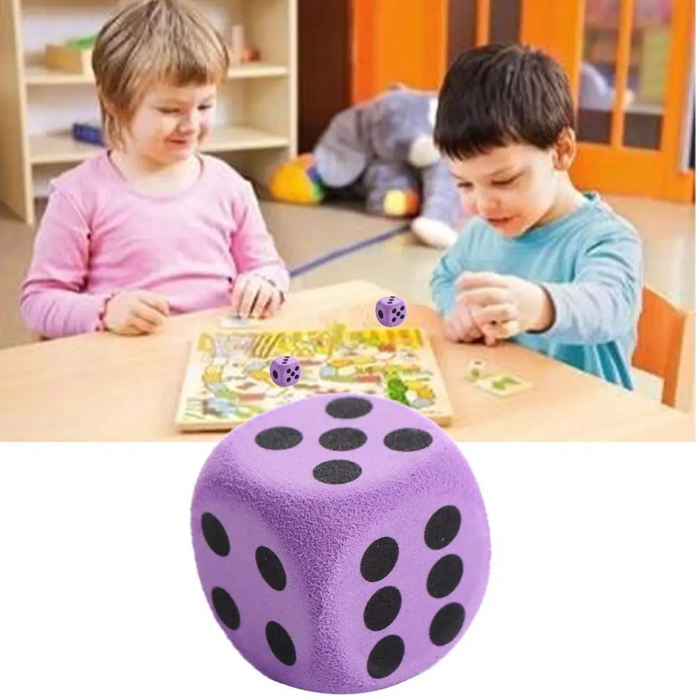 Vent Toy Soft Foam Dot Dice Elastic Solid Dotted Sponge Solid Dice Sponge 3.8cm 3.8cm Dot Dices Children