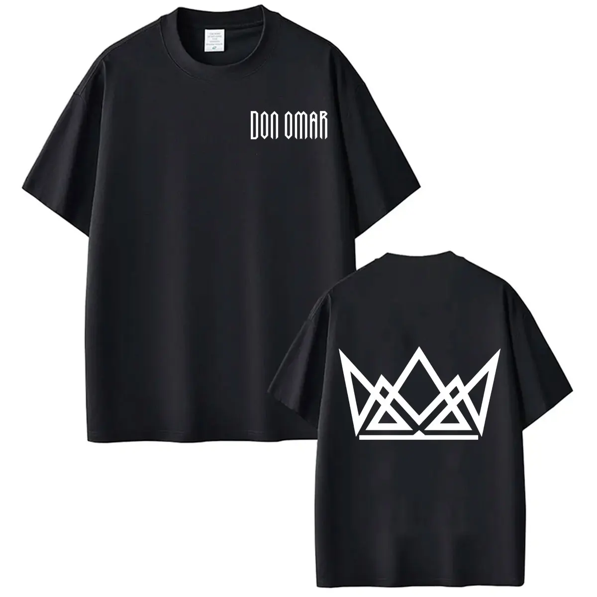 Camiseta con estampado del rapero Don Omar The Last King Tour 2026, camiseta de moda para hombres y mujeres, camisetas informales de manga corta de verano, camisetas holgadas Unisex