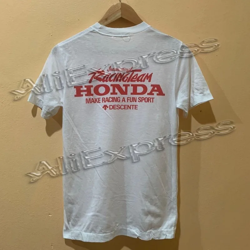 

Honda Short Sleeve Motorcycle T Shirt for Racing Enthusiasts 2025 Vintage Quick Dry Breathable Jersey Comfortable Short Sleeve