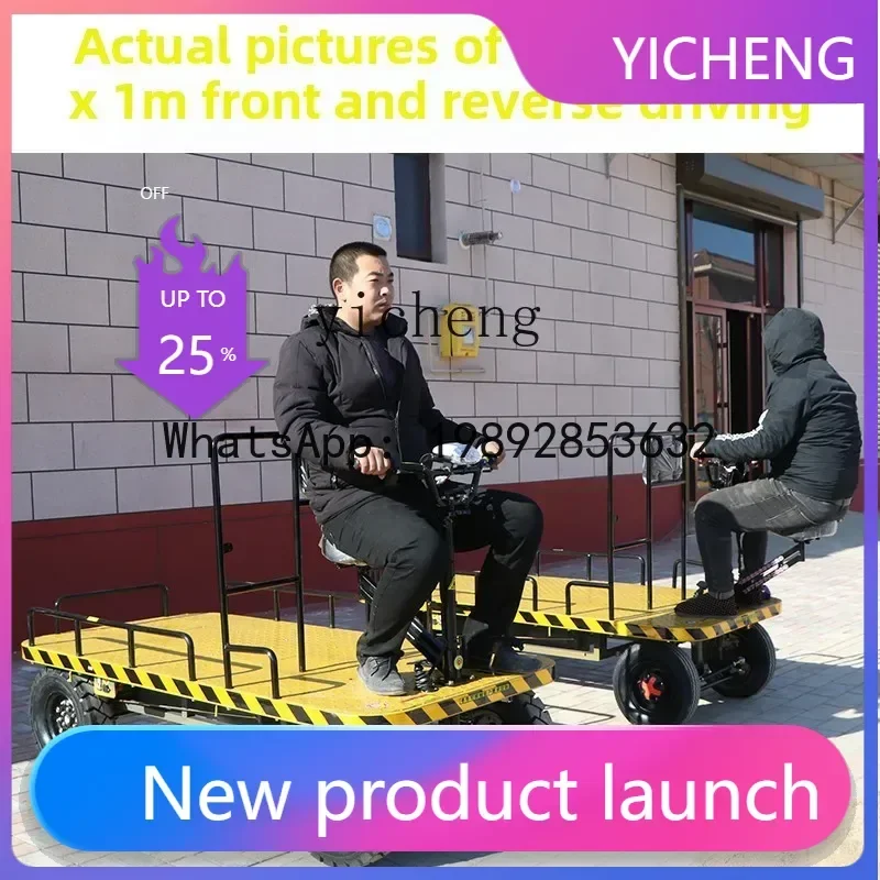 

flatbed truck handling logistics warehousing transportation upside down donkey trolley