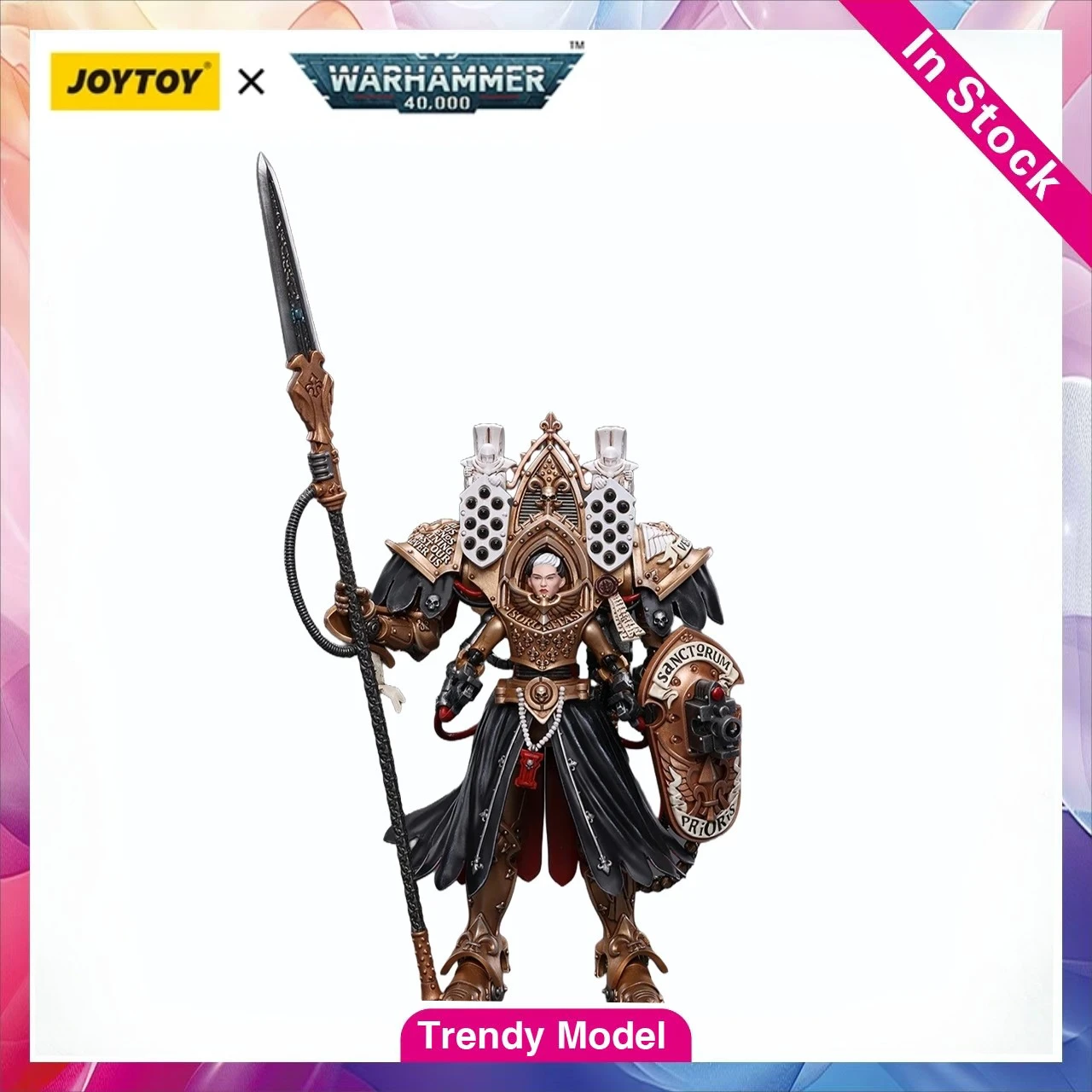 

【TM】In Stock JOYTOY WARHAMMER 40K Mother General of The Nuns Congregation Mowen Val 1/18 Action Figures Model Gift Collection