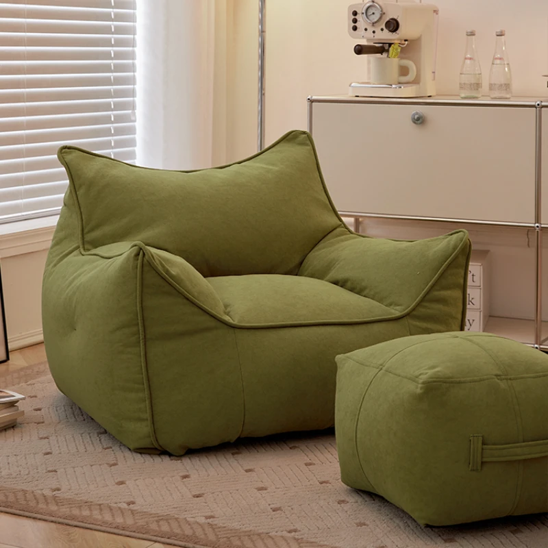 Bean Bag Sofas Chair Sofa Korea Living Room Beanbag Relaxing Mini Modern Bags Floor Furniture Chairs Frameless Romantic Adult image 3
