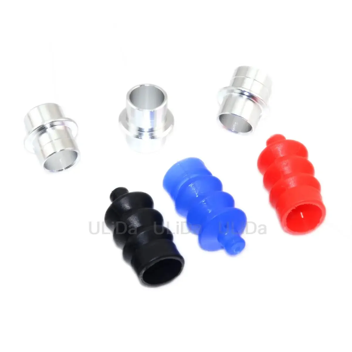 2Pcs 1.8-3mm Linkage Waterproof Rubber Bellow Radio Box Sleeve Seals Organ Cover for RC Model Boat Marine Yacht Shrimp