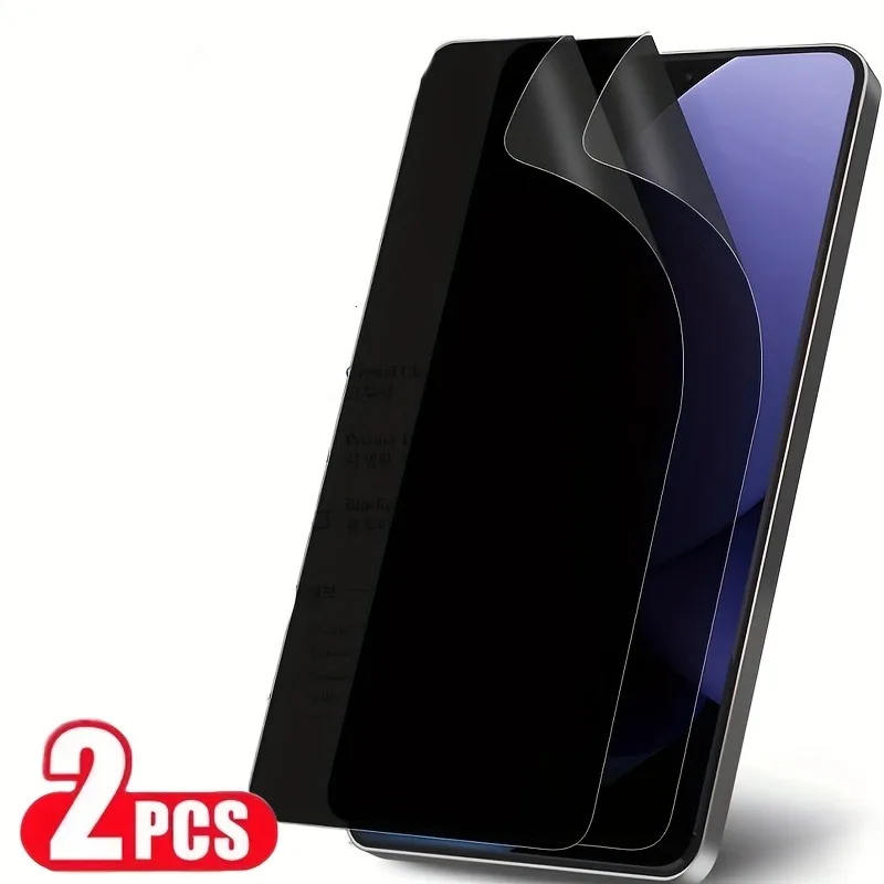 2Pcs Privacy Screen Protectors For Samsung S24 S25 Ultra Anti-Spy Hydrogel Film For Samsung S23 S22 S21 S20 Ultra Film