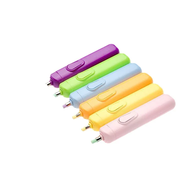 Borracha Elétrica Plástica para Crianças, Novidade Desenho Erasers, Recarga Eraser, Promocional Criativo, Único, Novidade Material Escolar