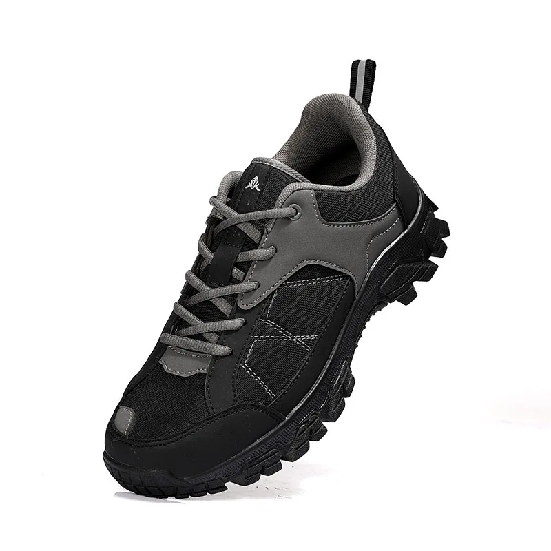 

Outdoor Hiking Shoes Men Breathable Trekking Sneakers Lace-up Climbing Trainers Anti-slip Walking Hunting Tactical Boots Size 47