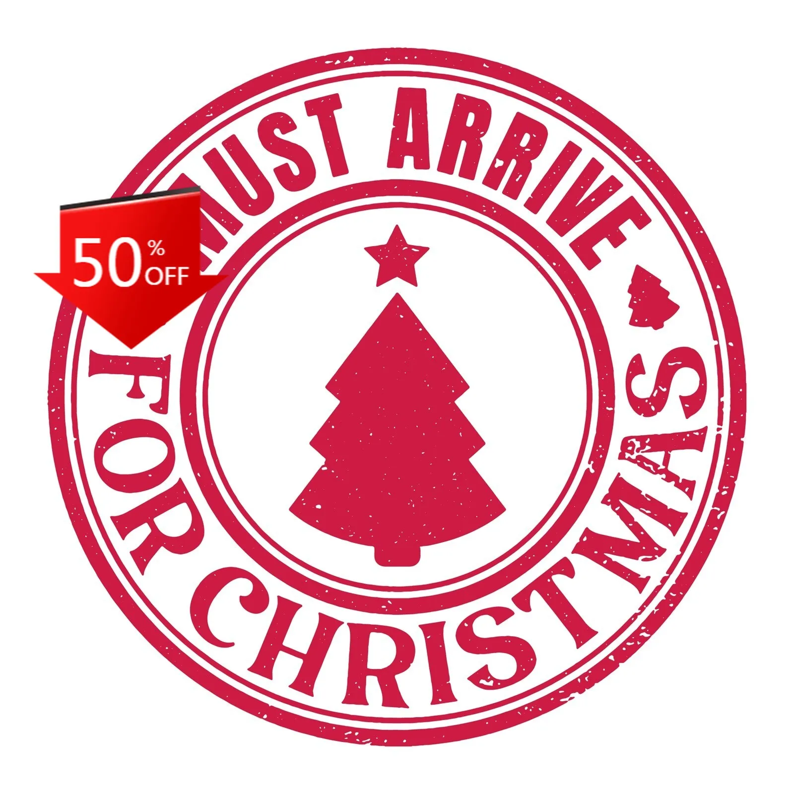 Christmas Stickers Packing Delivery Aesthetic Car Laptop Window Bumper Waterproof Vinyl Decal Sticker Vintage Retro Cool